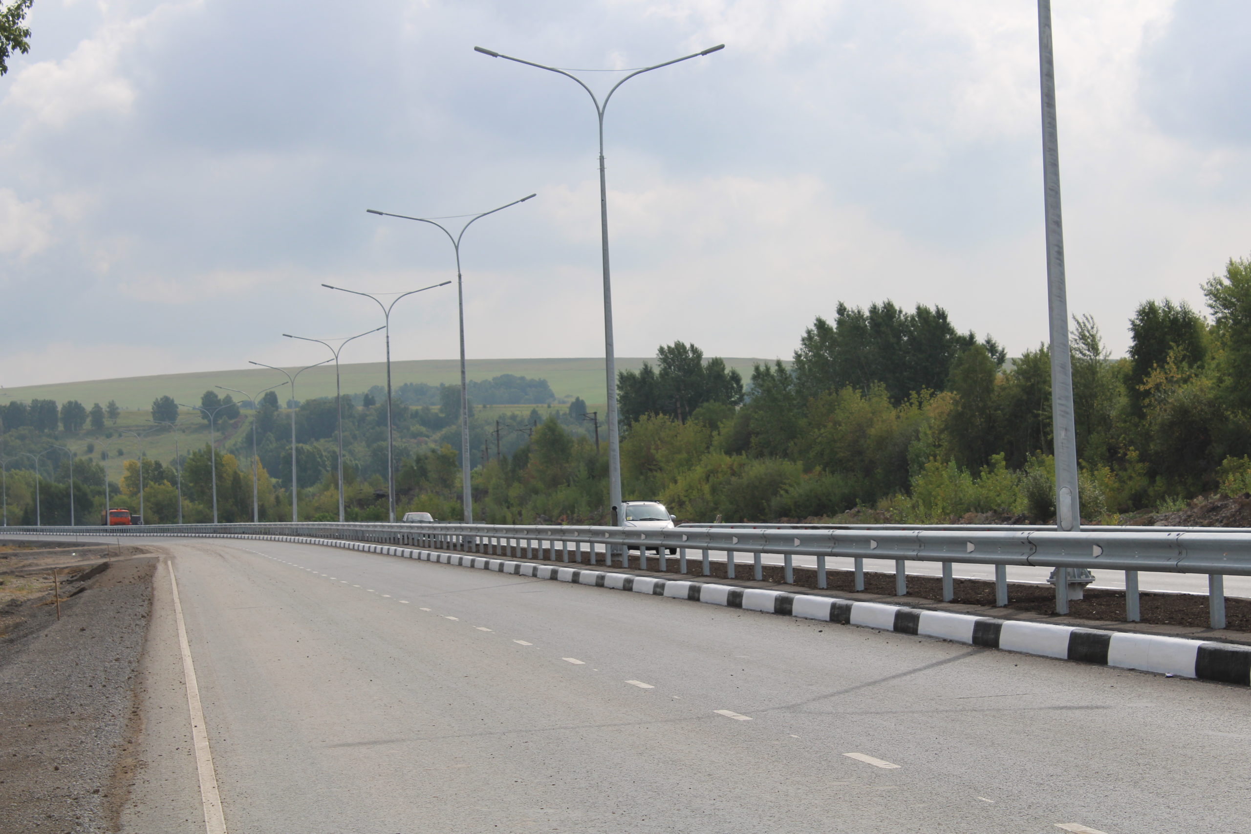 Реконструкция Бызовского шоссе в г.Новокузнецке